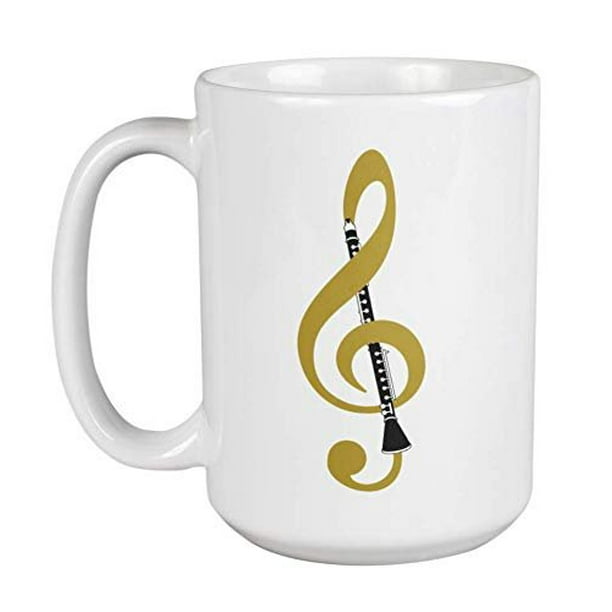 Music Gift Two Cup Mug Coasters Musical Clef Design Musicain Teacher Xmas Gift 